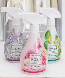 Xịt khử mùi vải hương hoa hồng, lavender, cam-chanh Kyowa 300ml – Giải pháp làm mới đồ vải mỗi ngày