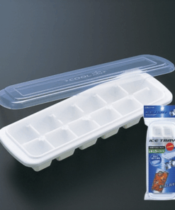 Khay đá Inomata 12 viên có nắp – Giải pháp giữ đá sạch, hạn chế ám mùi cho tủ lạnh