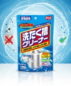 Bột tẩy lồng máy giặt Lion Chemical PIX 250g