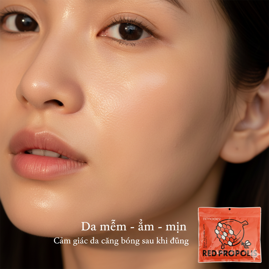 Review mặt nạ dream skin nhật bản: Sự thật về "cơn sốt" keo ong đỏ TEMOGEY 30 miếng 4 4967989003049