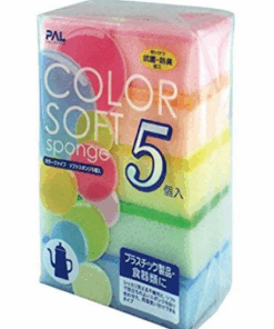 Set 5 miếng mút rửa bát chống xước Seiwa Pro Nhật Bản nhiều màu sắc]