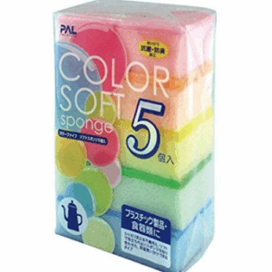 Set 5 miếng mút rửa bát chống xước Seiwa Pro Nhật Bản nhiều màu sắc]
