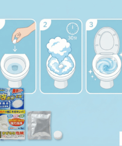 Cach ve sinh bon cau khong can co