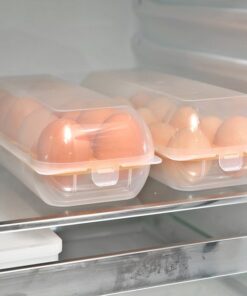 Hộp đựng trứng tủ lạnh Sanada Seiko được xếp gọn gàng tối ưu không gian