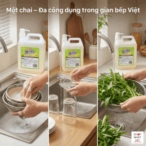 Rua sach ca rau cu qua