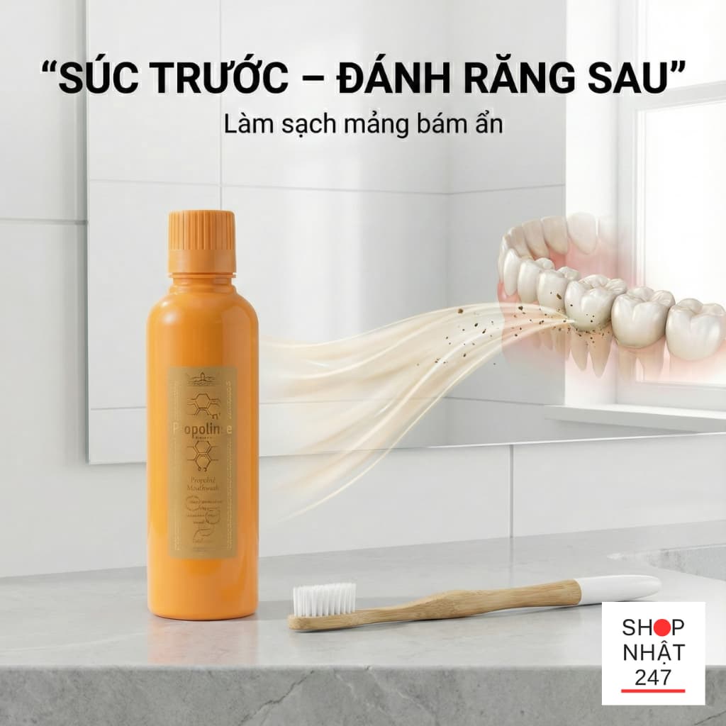 Review Nước Súc Miệng Propolinse Dental Whitening: Bí Quyết Chăm Sóc Răng Miệng Trắng Sáng Chuẩn Nhật 7 Thành phần nước súc miệng giúp miệng đẹp và sáng răng