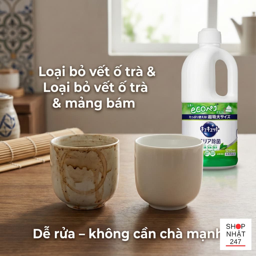 cach rua chen nhanh nhat voi KAO