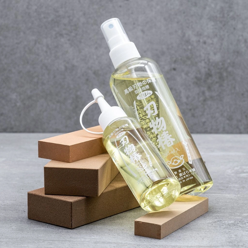 dầu mài dao Kurobara 刃物椿 100mL chính hãng Nhật Bản