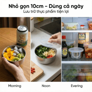 hộp đựng thực phẩm an toàn Echo Kinzoku Nhật Bản