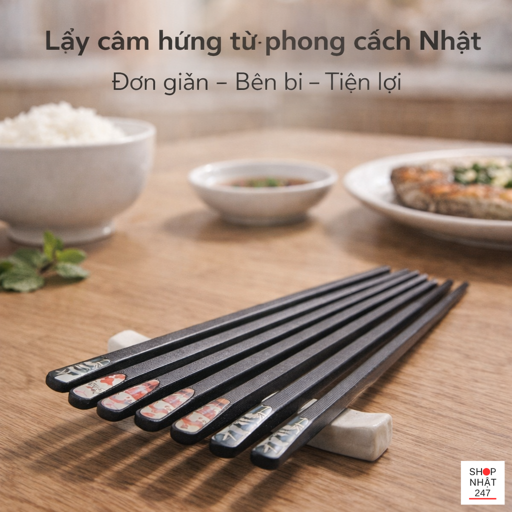 lưu ý khi dùng đũa Kinbata Nhật