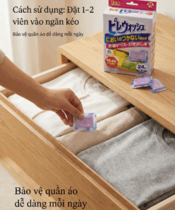 Viên chống côn trùng Nhật Bản không mùi: Giải pháp bảo vệ tủ đồ thông minh