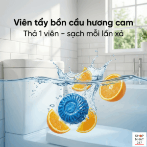 viên thả bồn cầu thơm này không tạo mùi nồng gắt