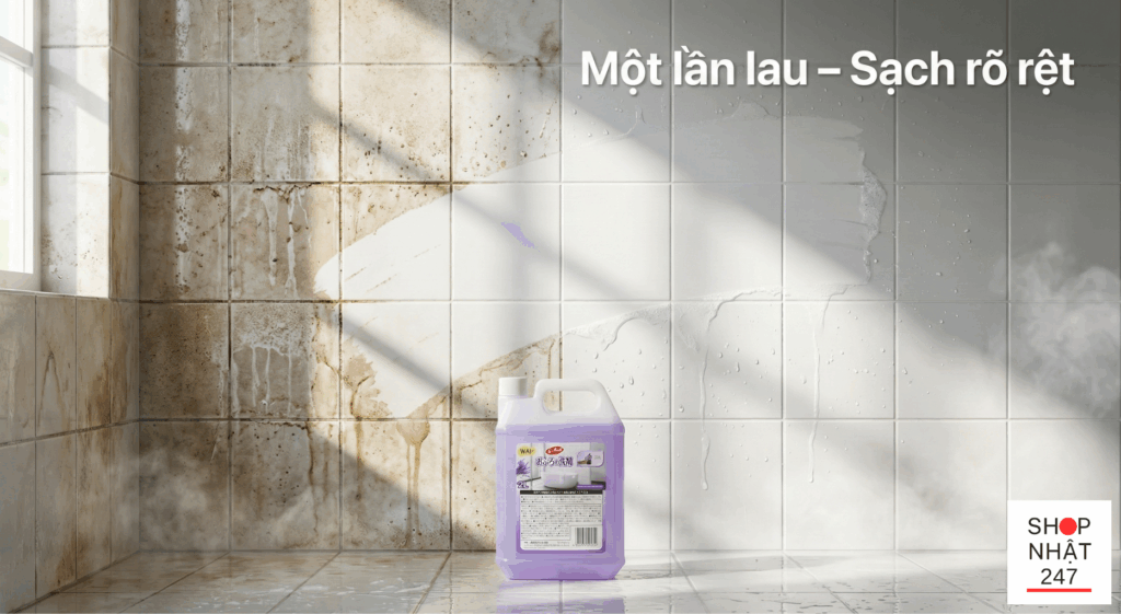 Review Nước Lau Sàn WAI Rookie V Hương Lavender: Giải Pháp "2 Trong 1" Cho Nhà Tắm Sạch Thơm 4 4902050405629