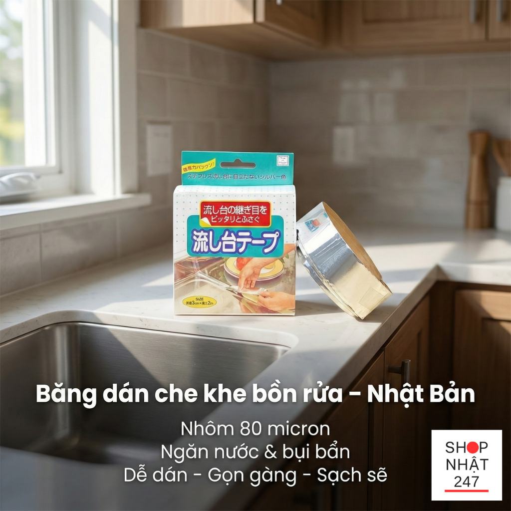 Cuon bang keo nhom Kokubo Nhat Ban dan khe bon rua bat