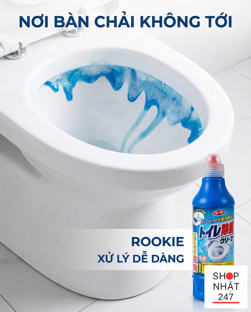 Review Nước Tẩy Bồn Cầu Rookie Nhật Bản: Đánh Bay Ố Vàng Cứng Đầu Có Thực Sự "Thần Thánh"? 7 Huong Dan Su Dung De Dat Hieu Qua Toi Da