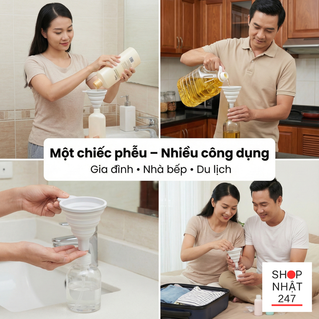 San pham cuc ky huu ich de sang chiet dau goi sua tam tu tui refill