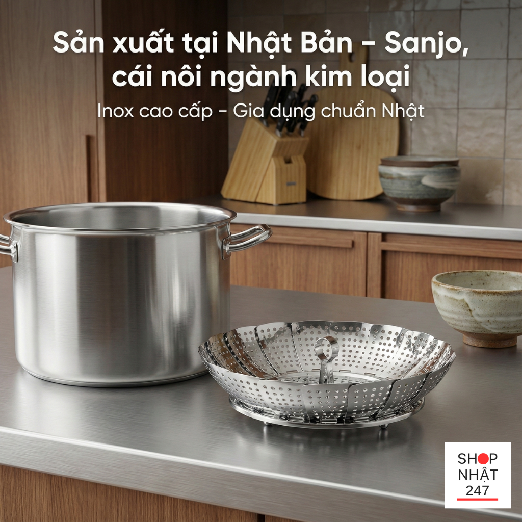 Vi hap inox dieu chinh do rong chat lieu an toan