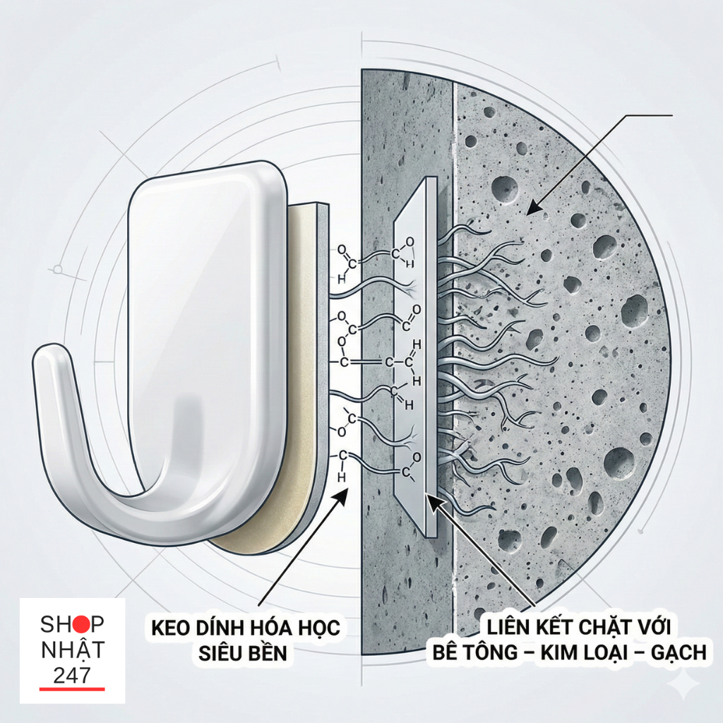 chi tiet keo dan va tay moc Kokubo