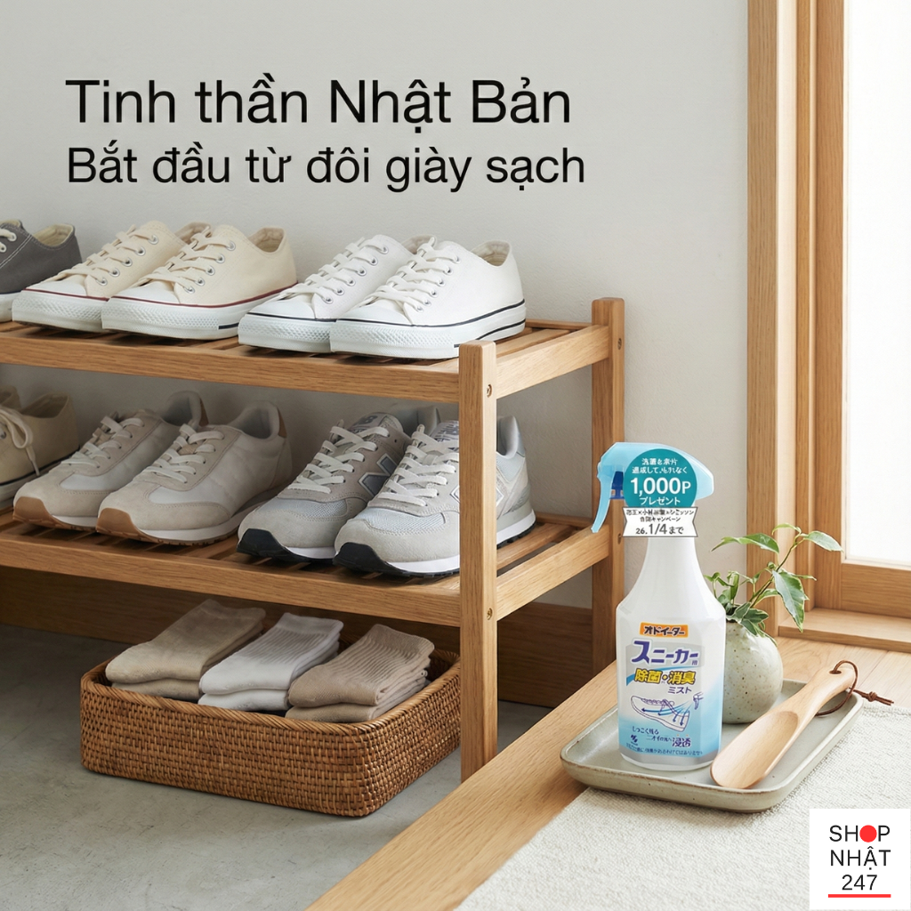 Xịt khử mùi giày Odoeater của Nhật có thật sự hiệu quả? Review chân thực sau khi tìm hiểu kỹ 7 chi tiet thanh phan cong dung – Vi sao xit giay nay