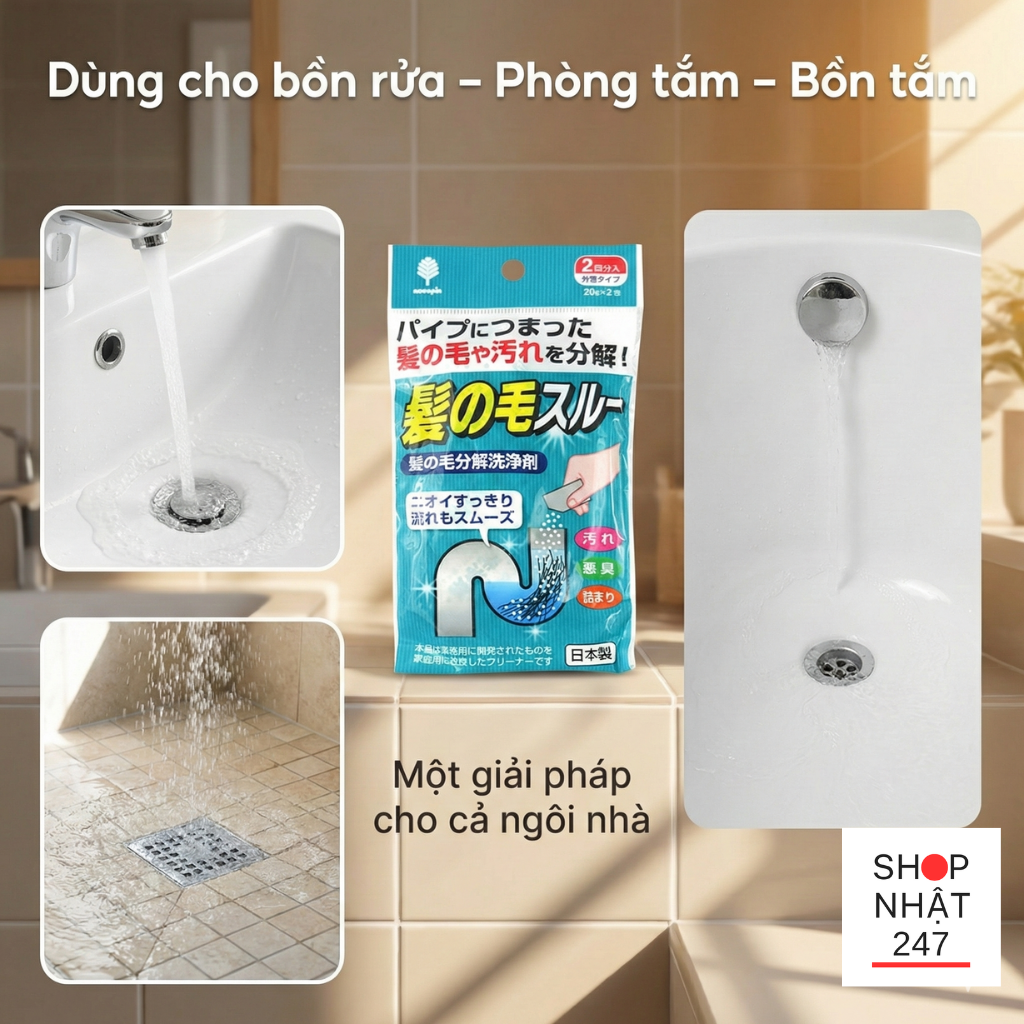 co che hoat dong cua bot tan toc nhat ban