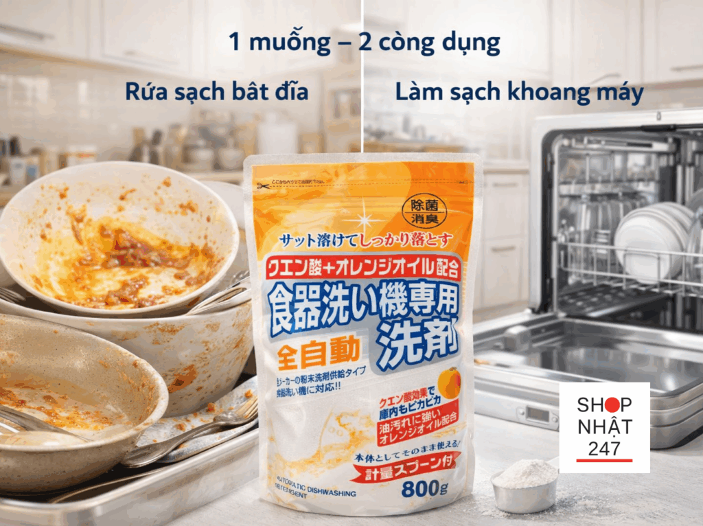 Review Bột Rửa Bát Rocket Soap: Liệu Có Tốt Hơn Các Loại Nước Rửa Chén Máy Thông Thường? 6 danh gia hieu qua nuoc rua chen may rocket soap