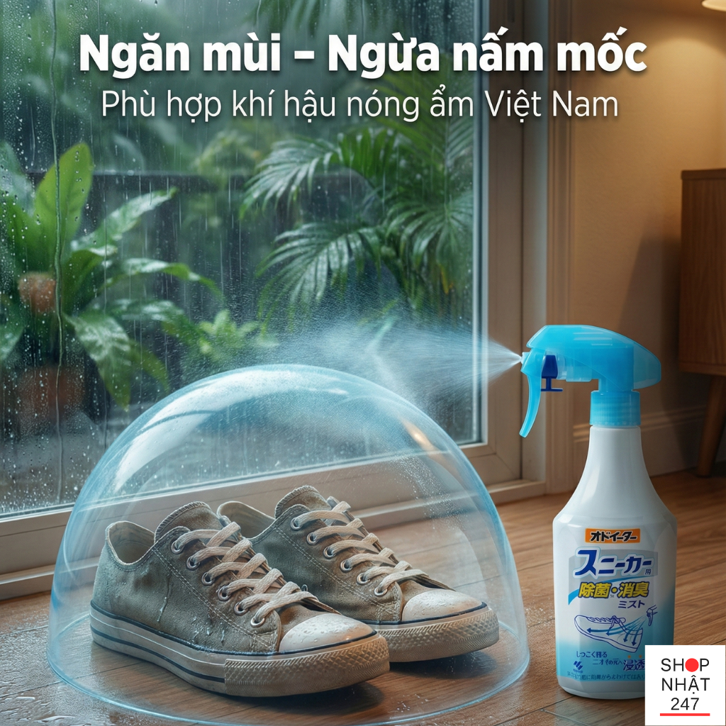 Xịt khử mùi giày Odoeater của Nhật có thật sự hiệu quả? Review chân thực sau khi tìm hiểu kỹ 9 xit giay Nhat Ban